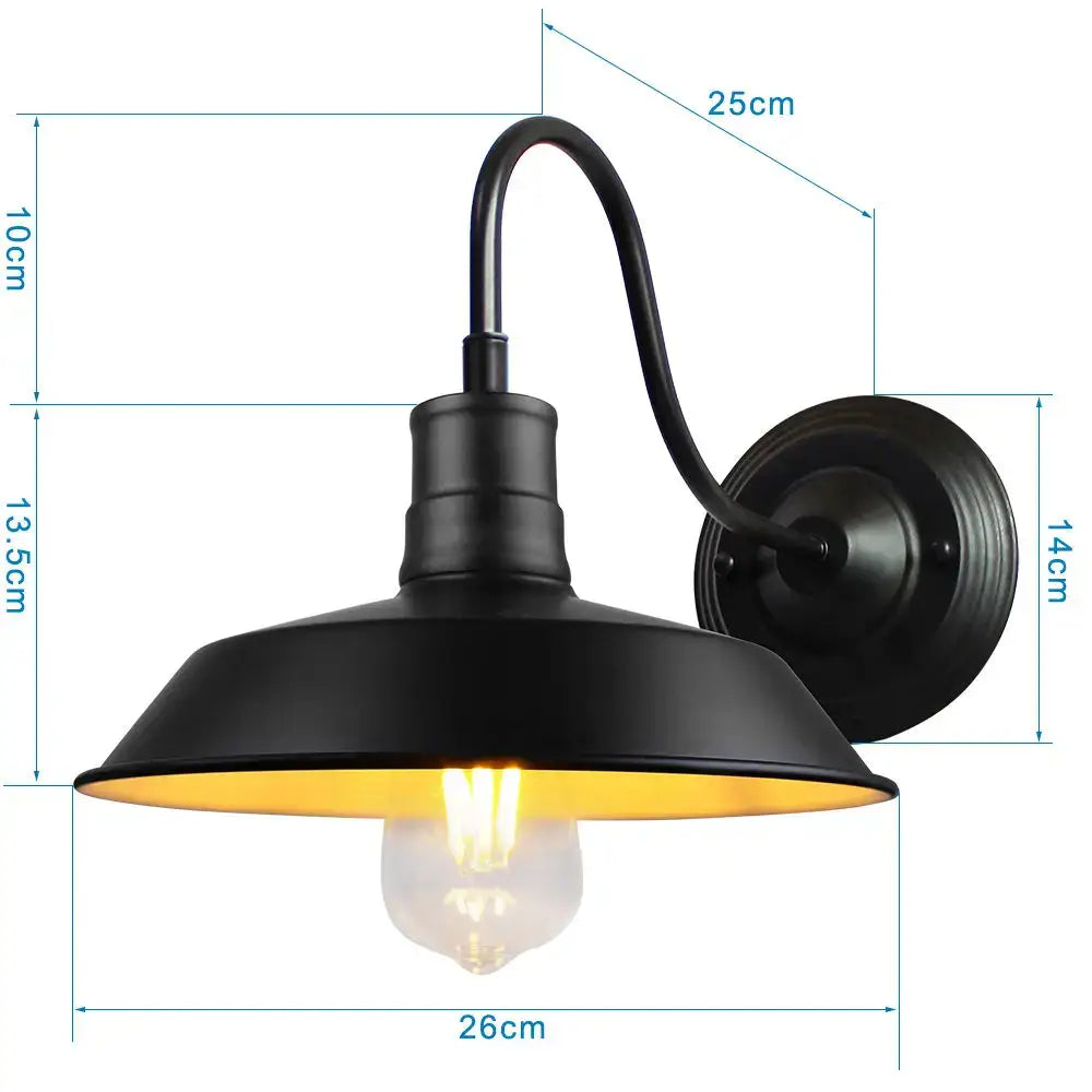 Black Cage Wall Sconce
