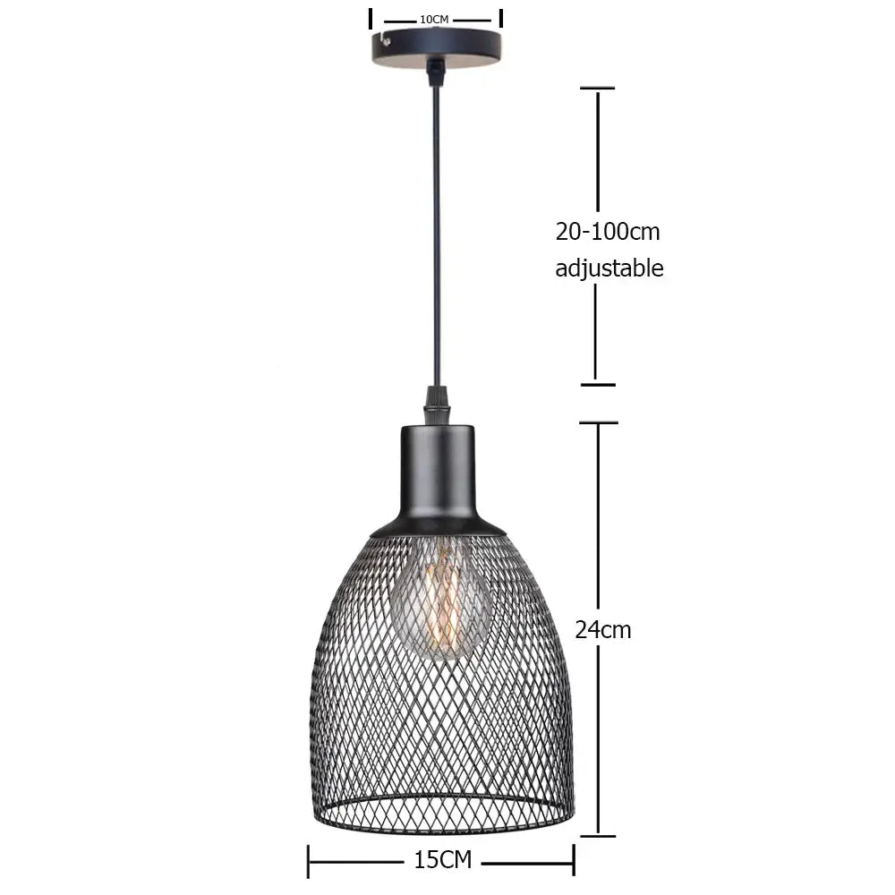 Metal Cage Bell Pendant