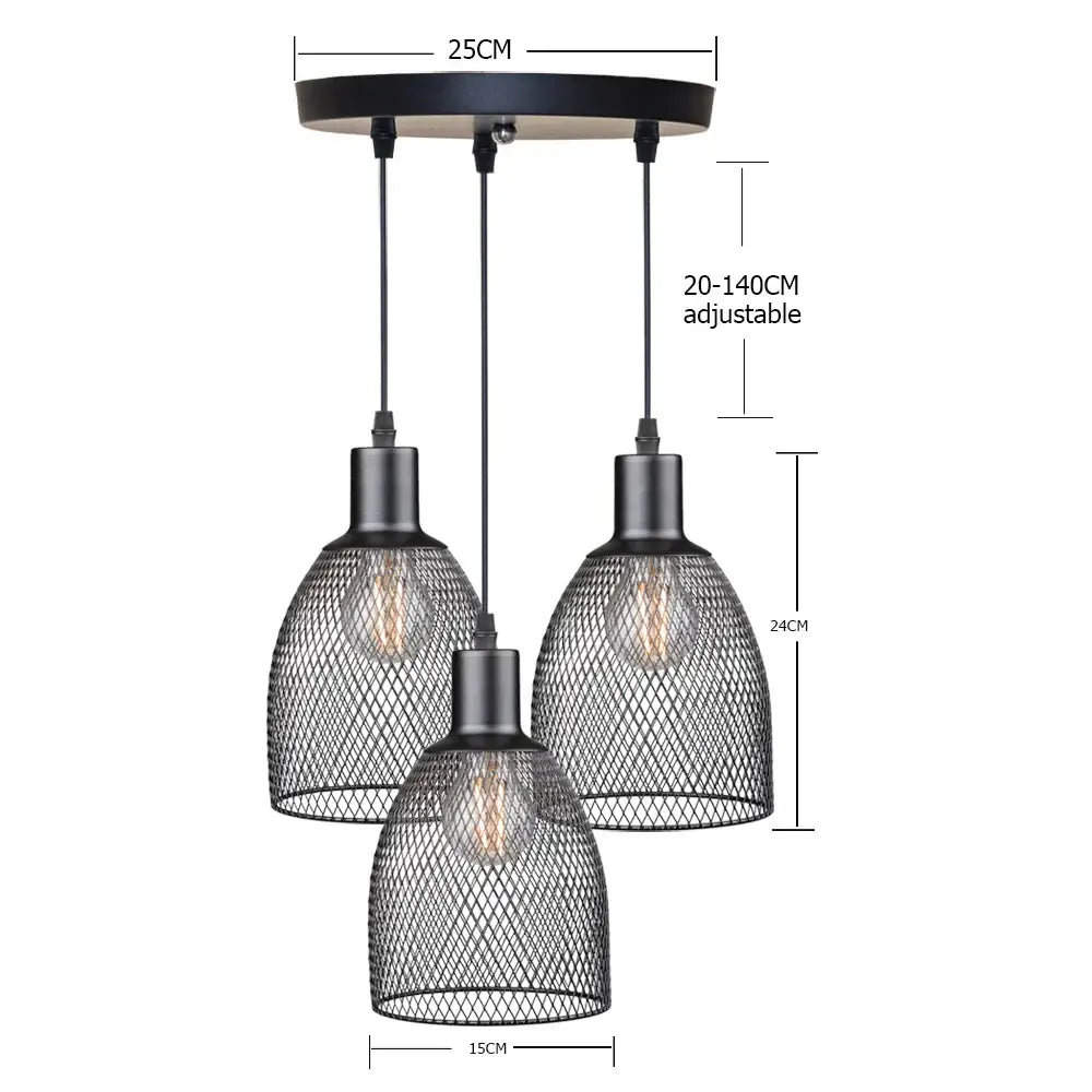 Metal Cage Bell Pendant