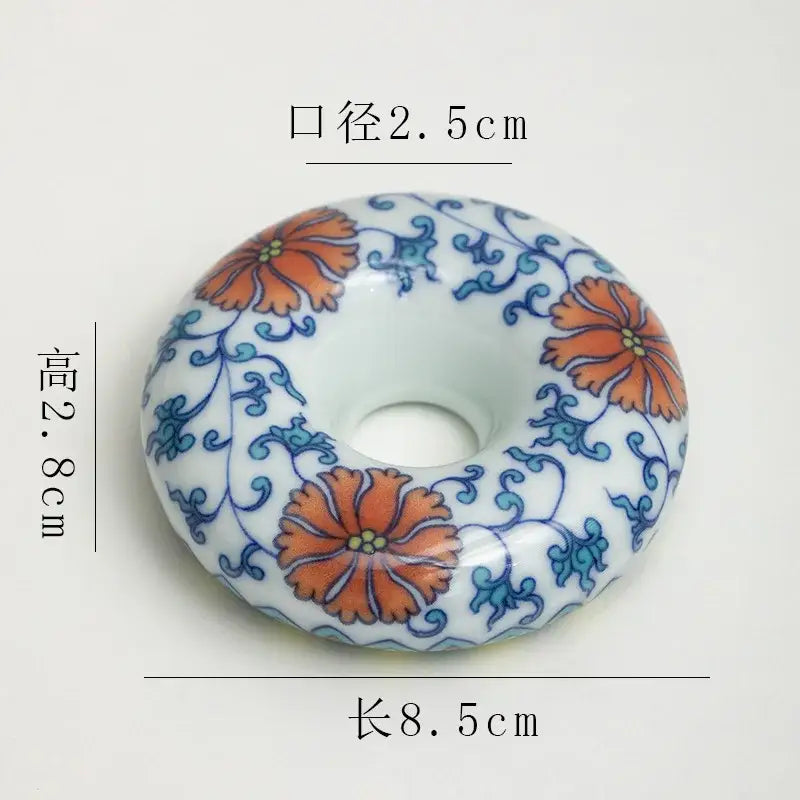 Blue Porcelain Teacup Set