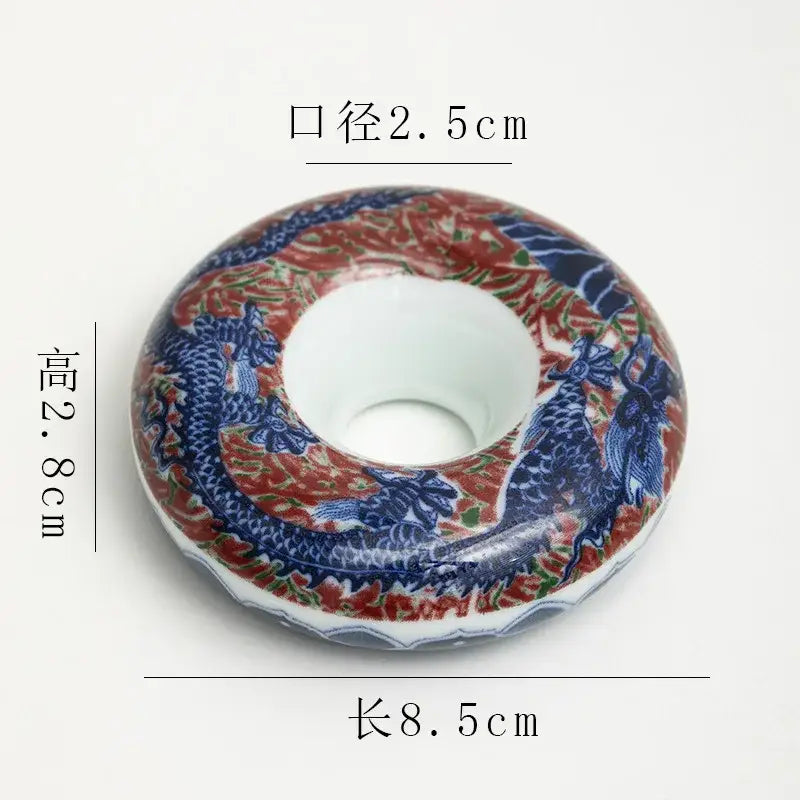 Blue Porcelain Teacup Set