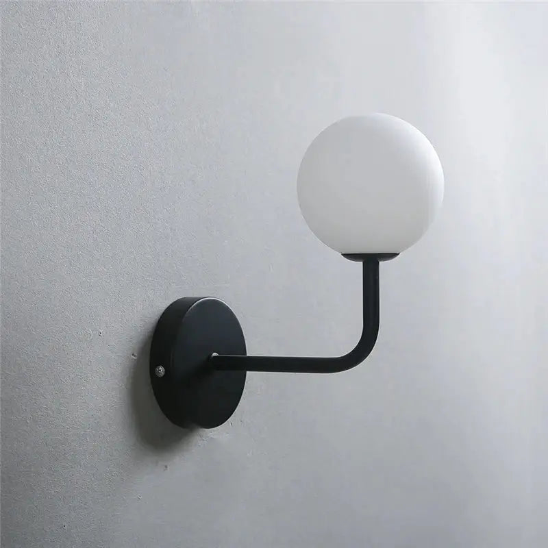 Brass Glass Ball Nordic Wall Lamp
