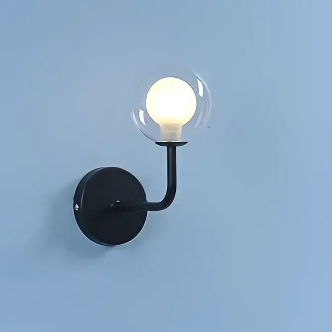 Brass Glass Ball Nordic Wall Lamp