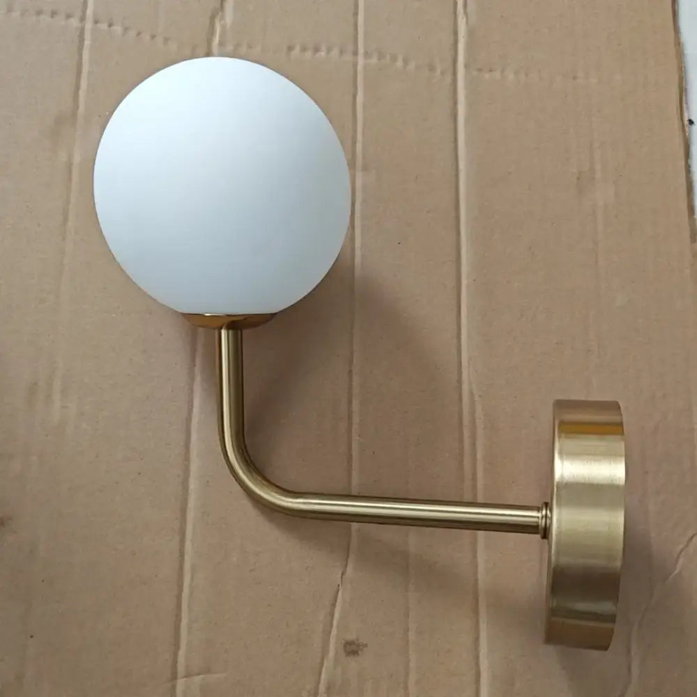 Brass Glass Ball Nordic Wall Lamp