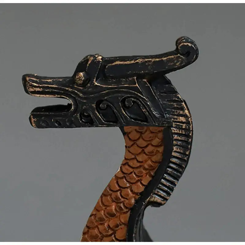 Bronze Dragon Boat Incense