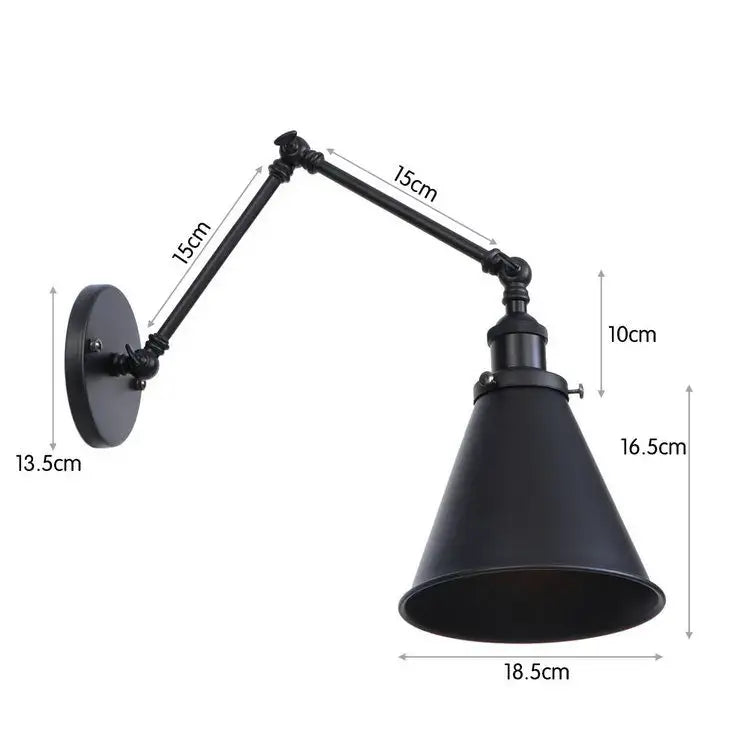 Copper Industrial Wall Lamp