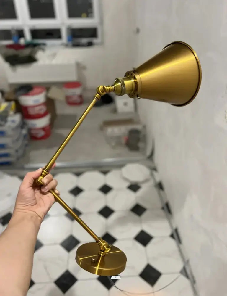 Copper Industrial Wall Lamp