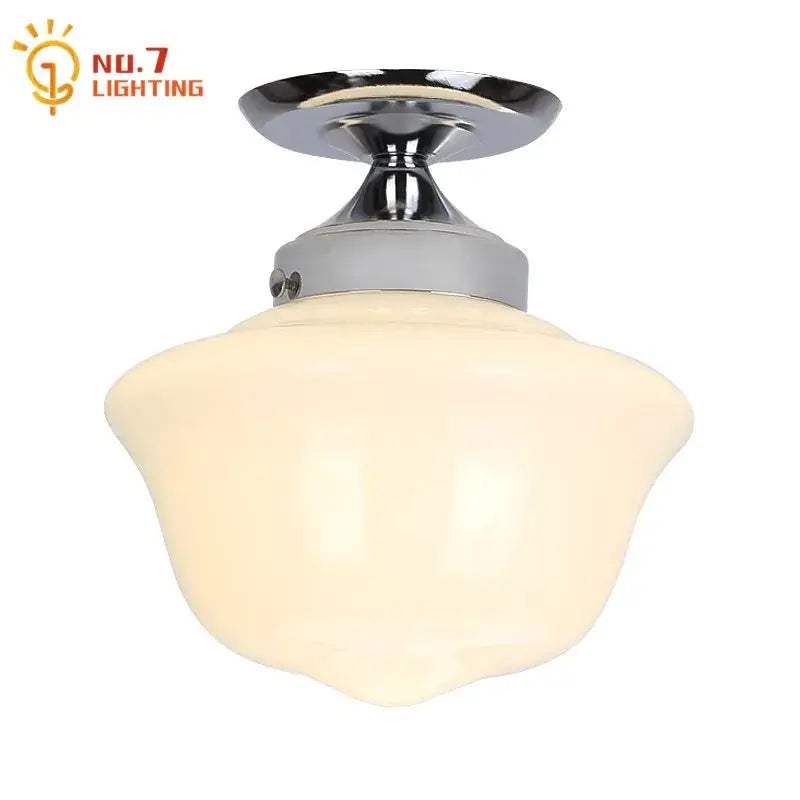 Cream Glass Kitchen Pendant