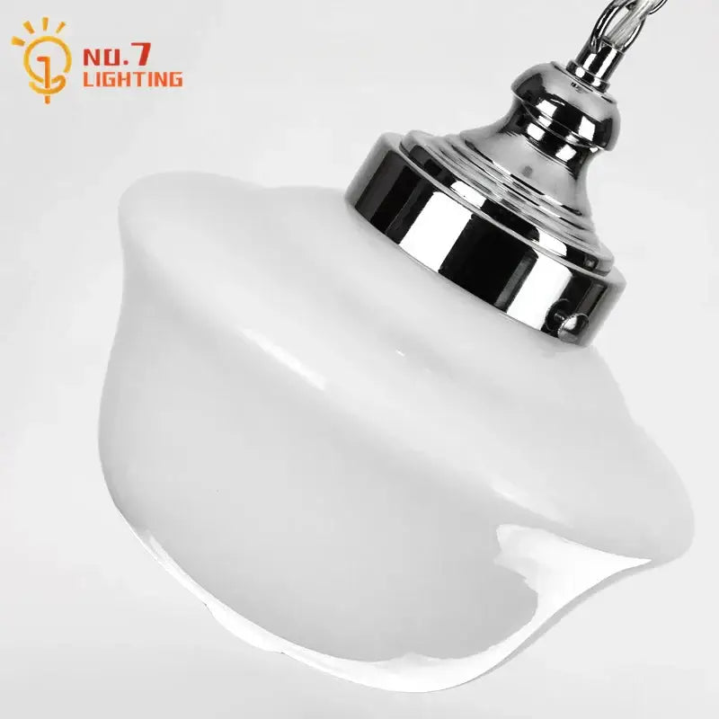 Cream Glass Kitchen Pendant