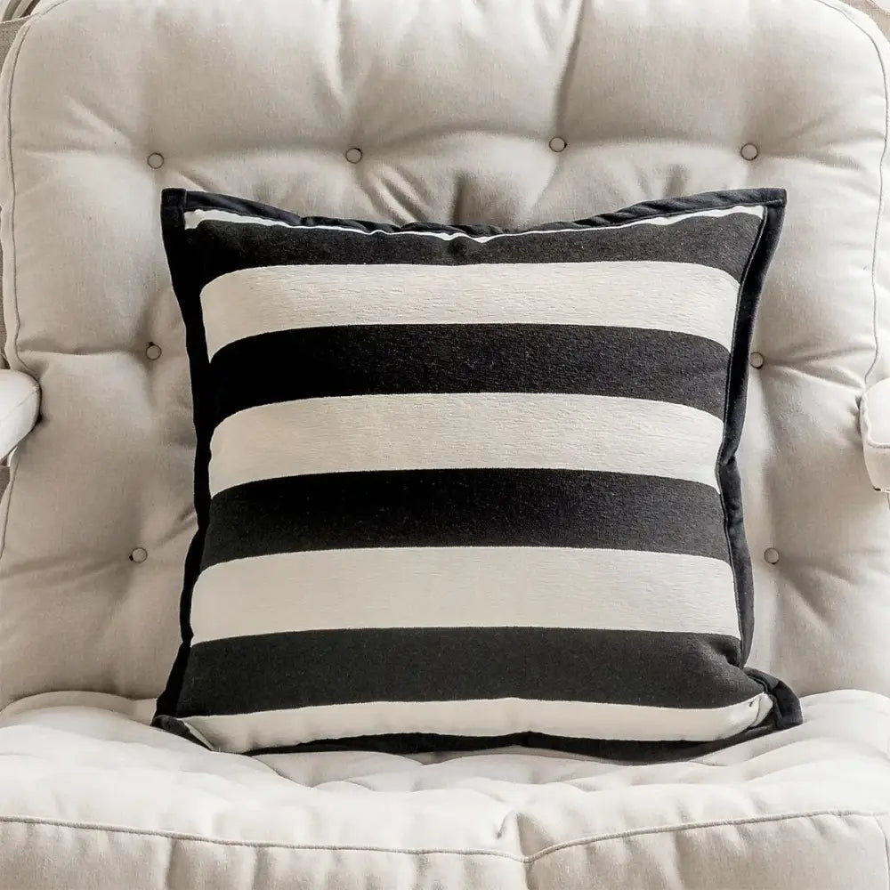 Green Zebra Jacquard Pillow Cover