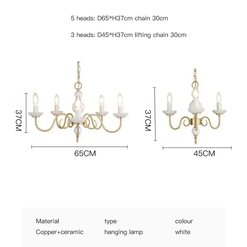 White LED Chandelier Pendant