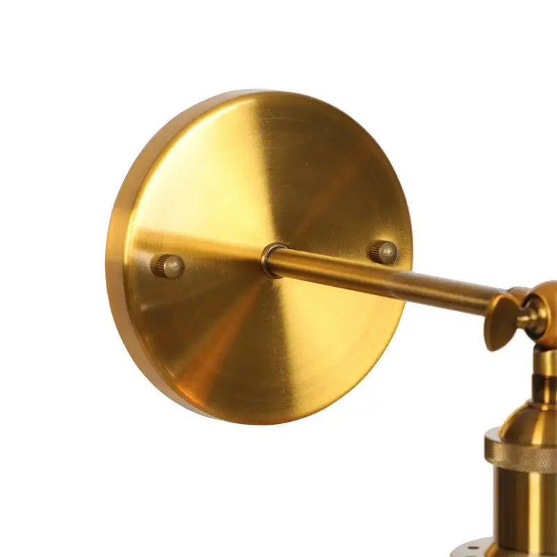 Gold LED Glass Wall Sconce