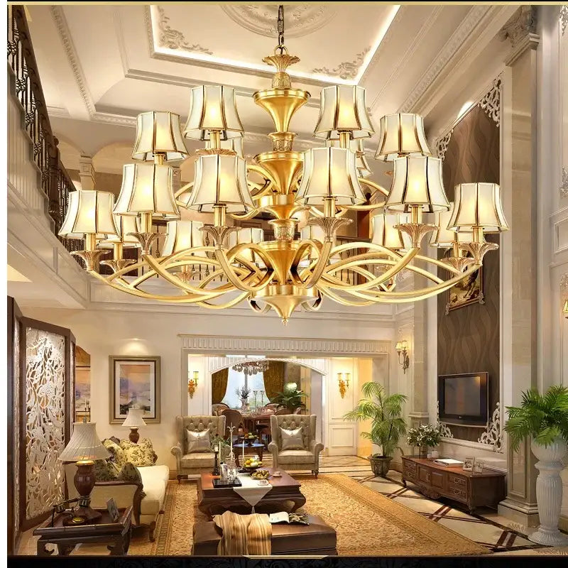 Copper Villa Chandelier