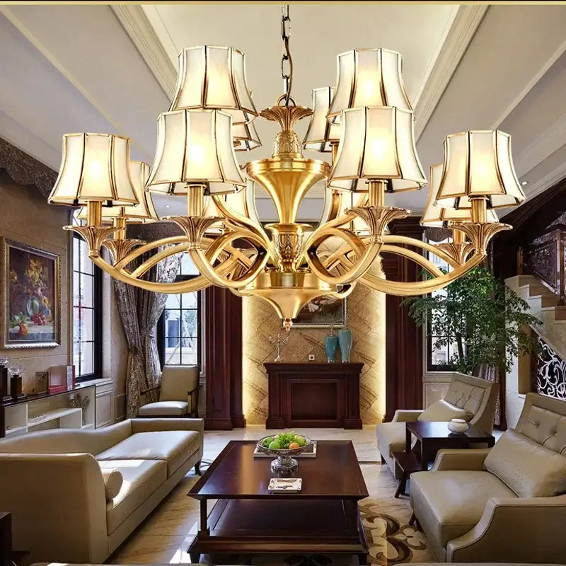 Copper Villa Chandelier