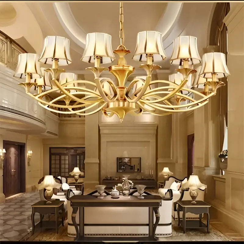Copper Villa Chandelier