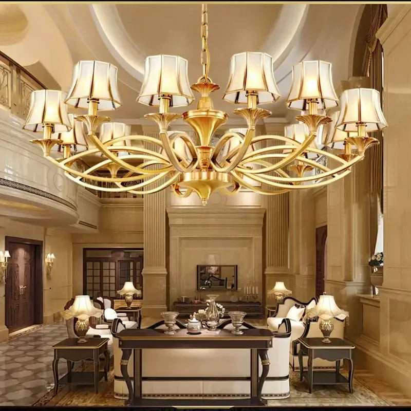 Copper Villa Chandelier