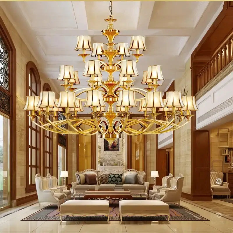 Copper Villa Chandelier
