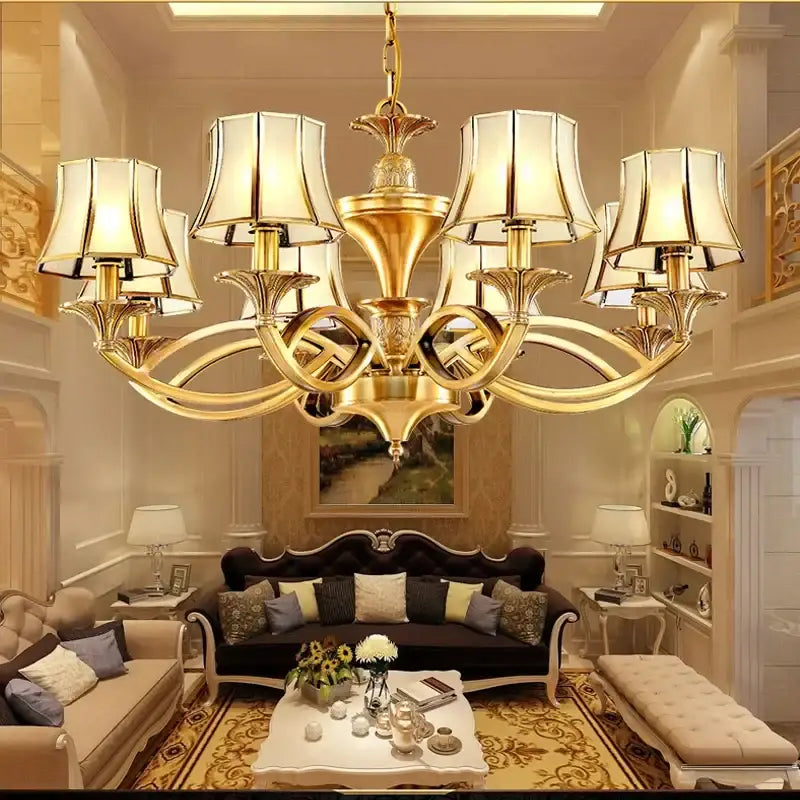 Copper Villa Chandelier