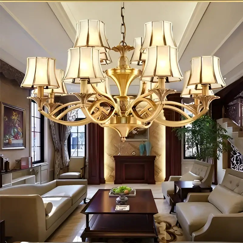 Copper Villa Chandelier
