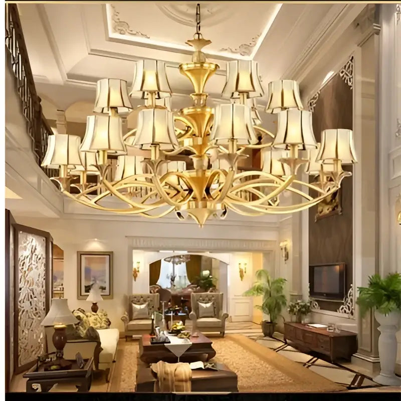 Copper Villa Chandelier