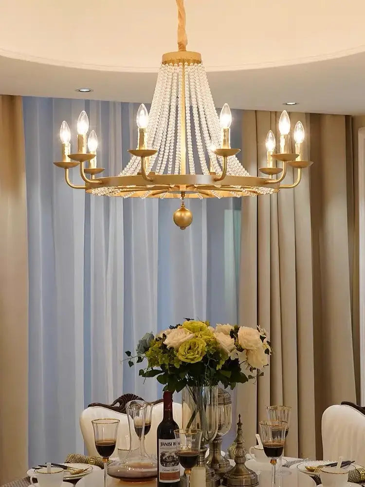 Black Crystal Chandelier For Living Areas