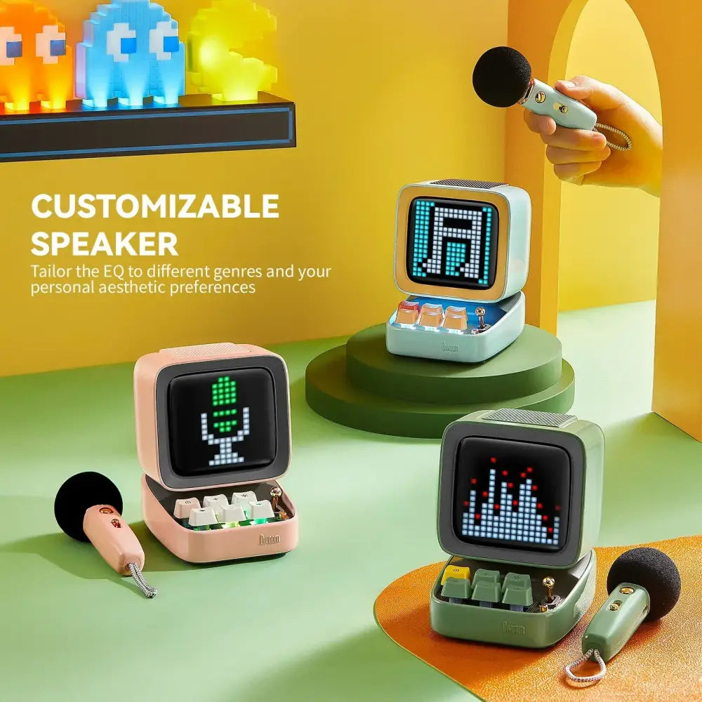 Pink Retro Bluetooth Speaker