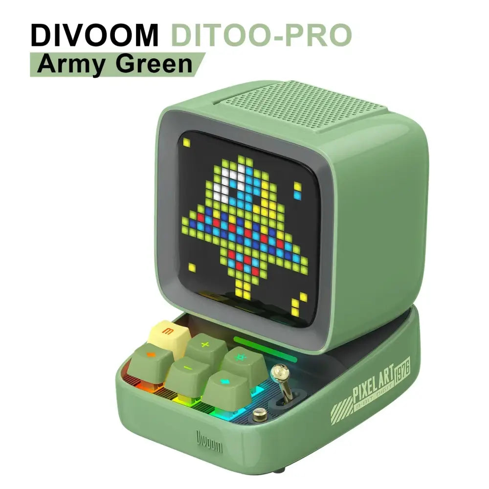 Pink Pixel Art Speaker