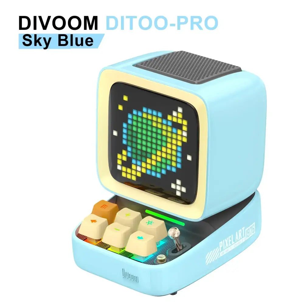 Pink Pixel Art Speaker