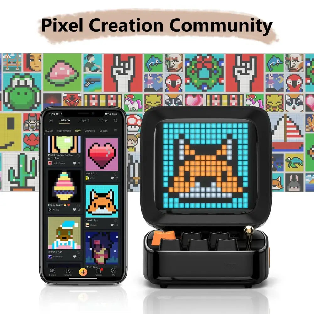 Black Pixel Bluetooth Speaker
