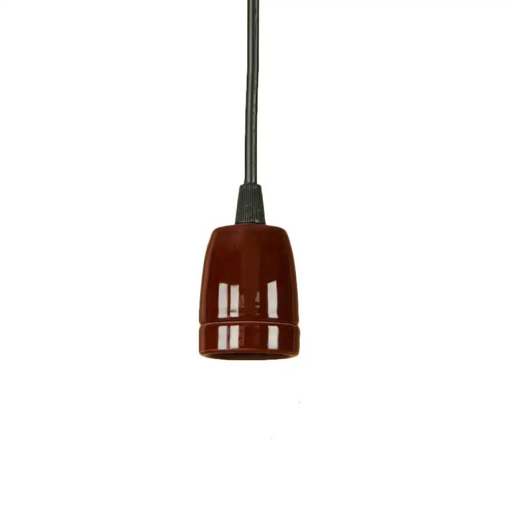 Red Ceramic Pendant Light