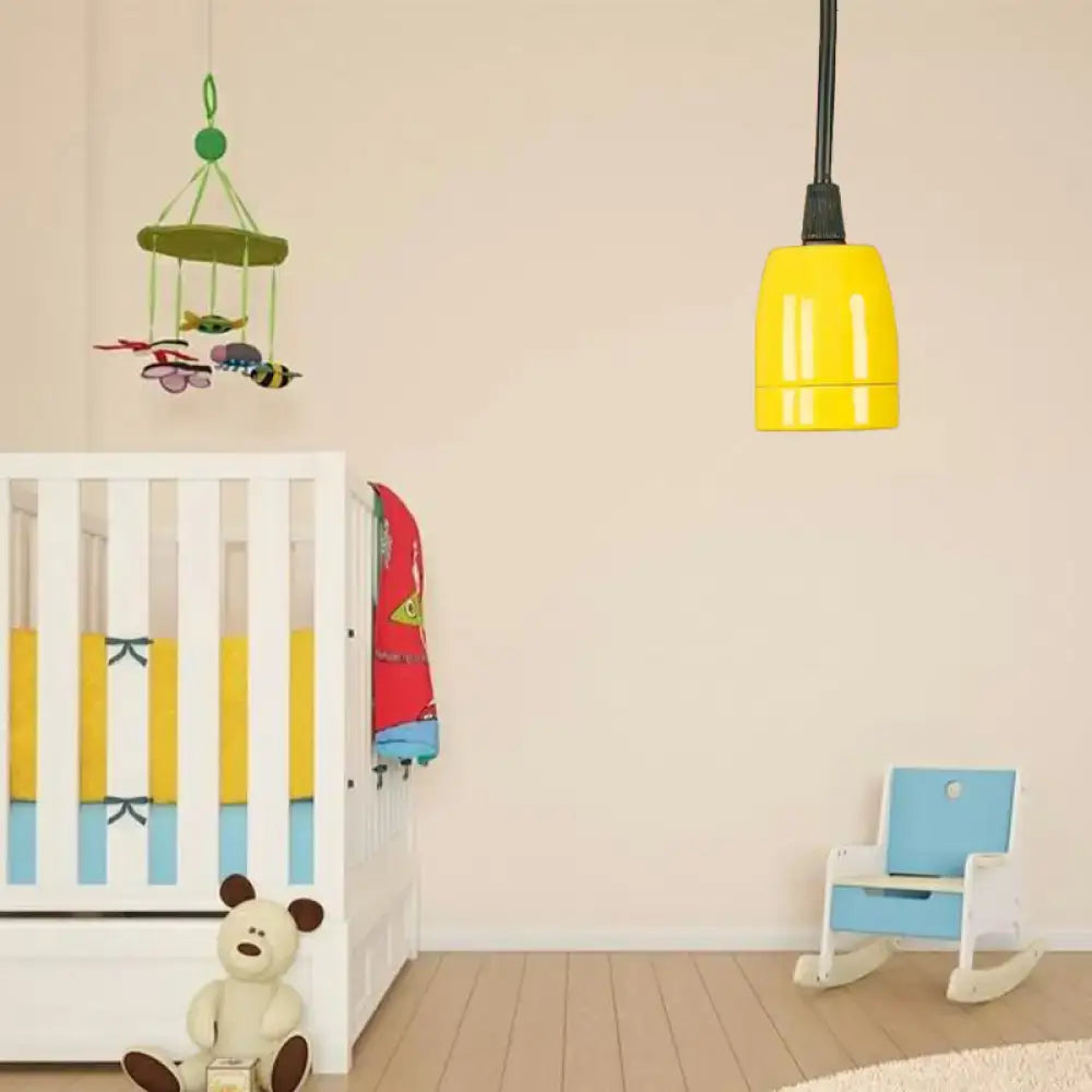 Red Ceramic Pendant Light