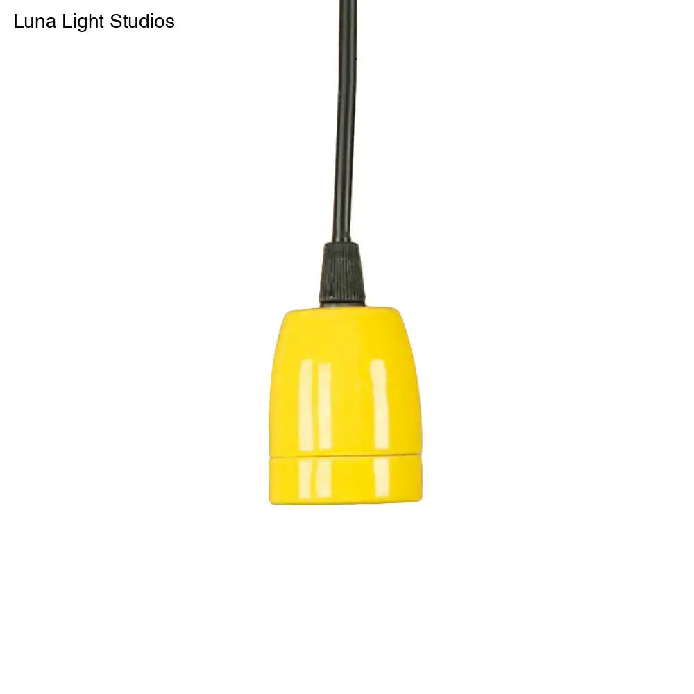 Red Ceramic Pendant Light