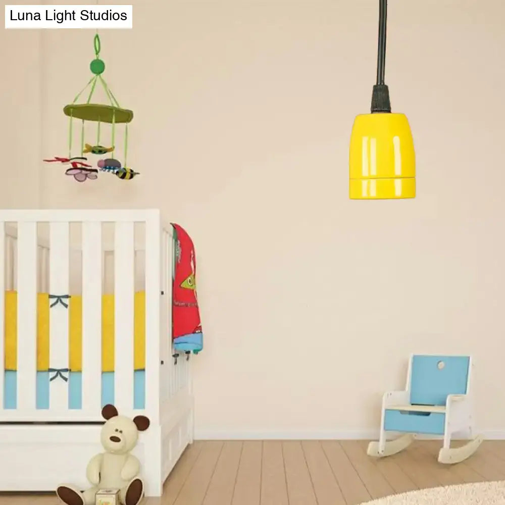 Red Ceramic Pendant Light