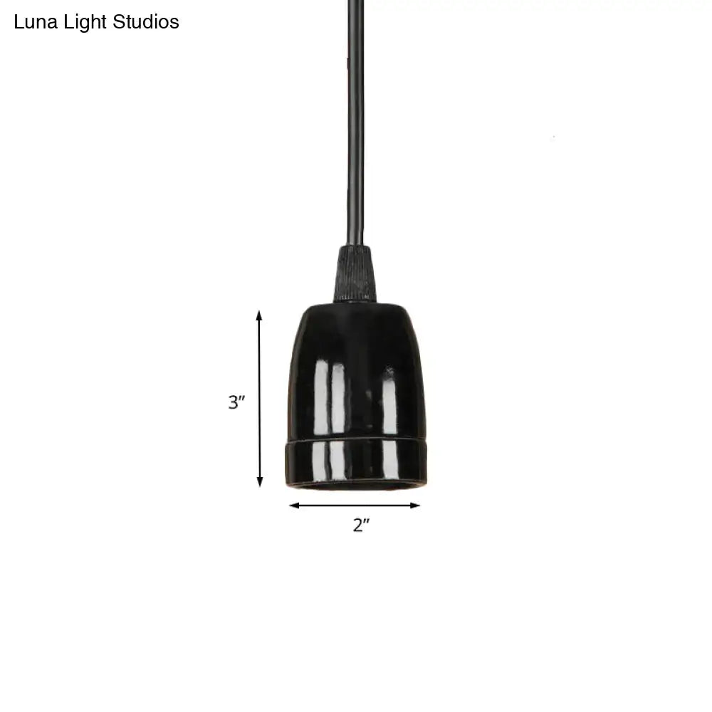 Red Ceramic Pendant Light
