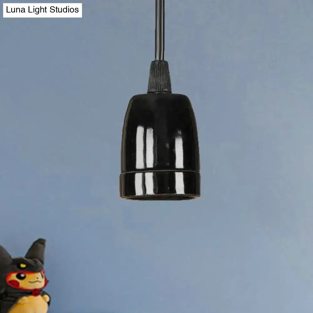 Red Ceramic Pendant Light