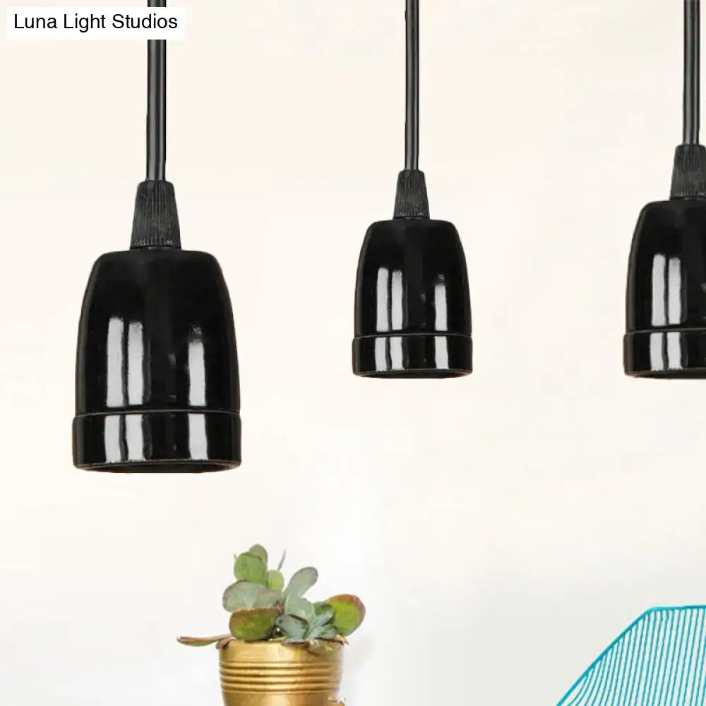 Red Ceramic Pendant Light