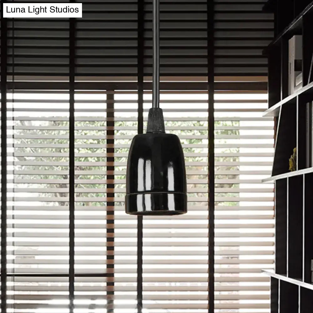Red Ceramic Pendant Light