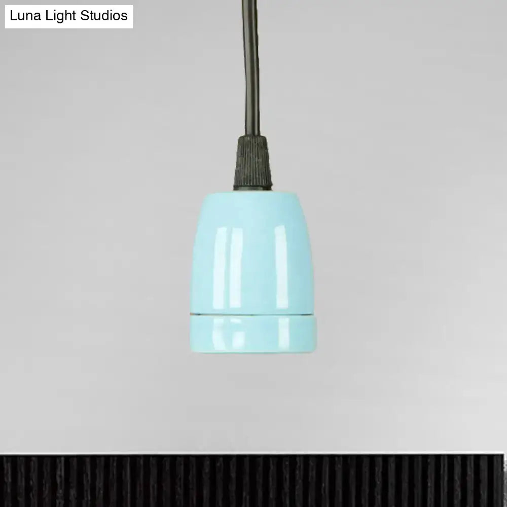 Red Ceramic Pendant Light