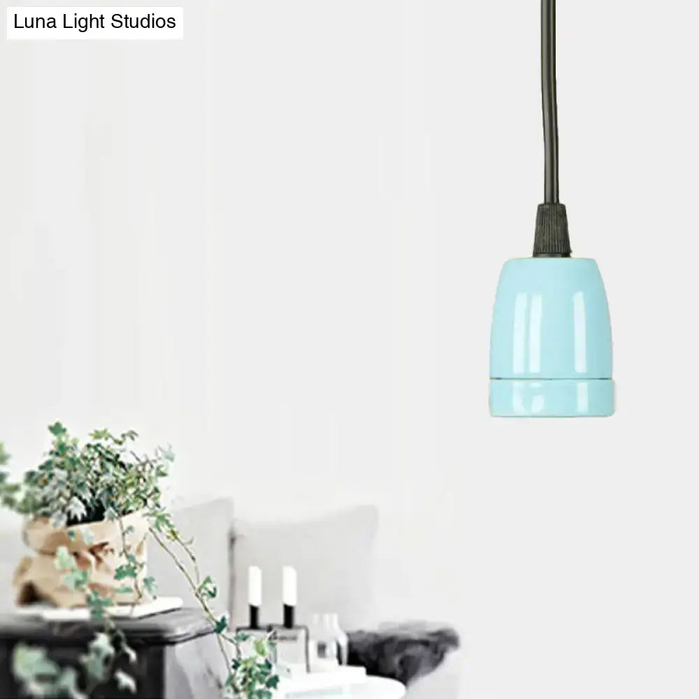 Red Ceramic Pendant Light