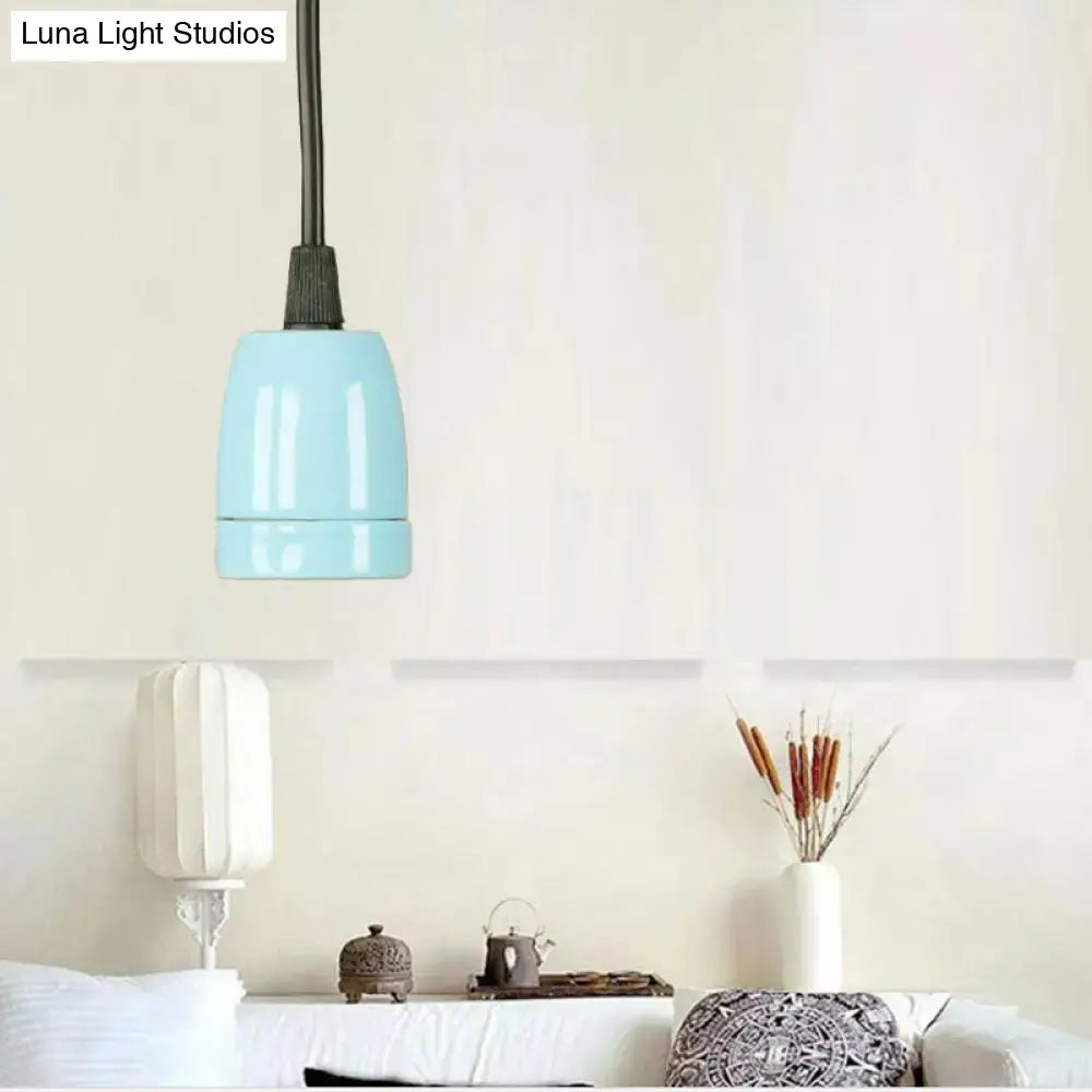 Red Ceramic Pendant Light