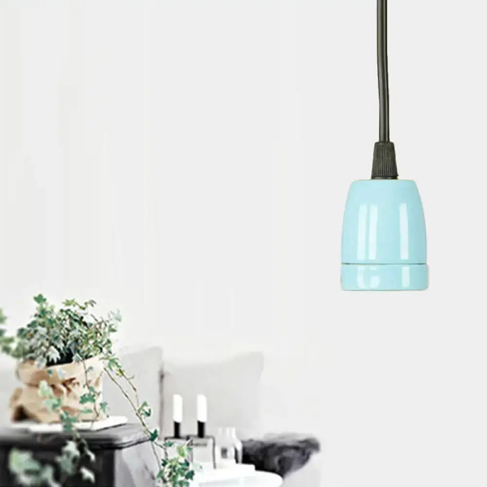 Red Ceramic Pendant Light