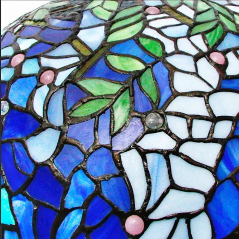 Colorful Tiffany Glass Chandelier