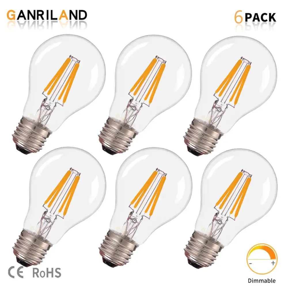 Warm White Edison LED Bulbs