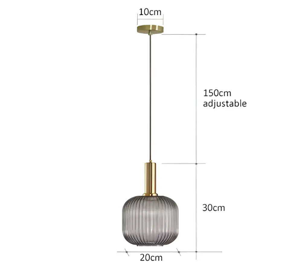 Colorful Glass Pendant Light