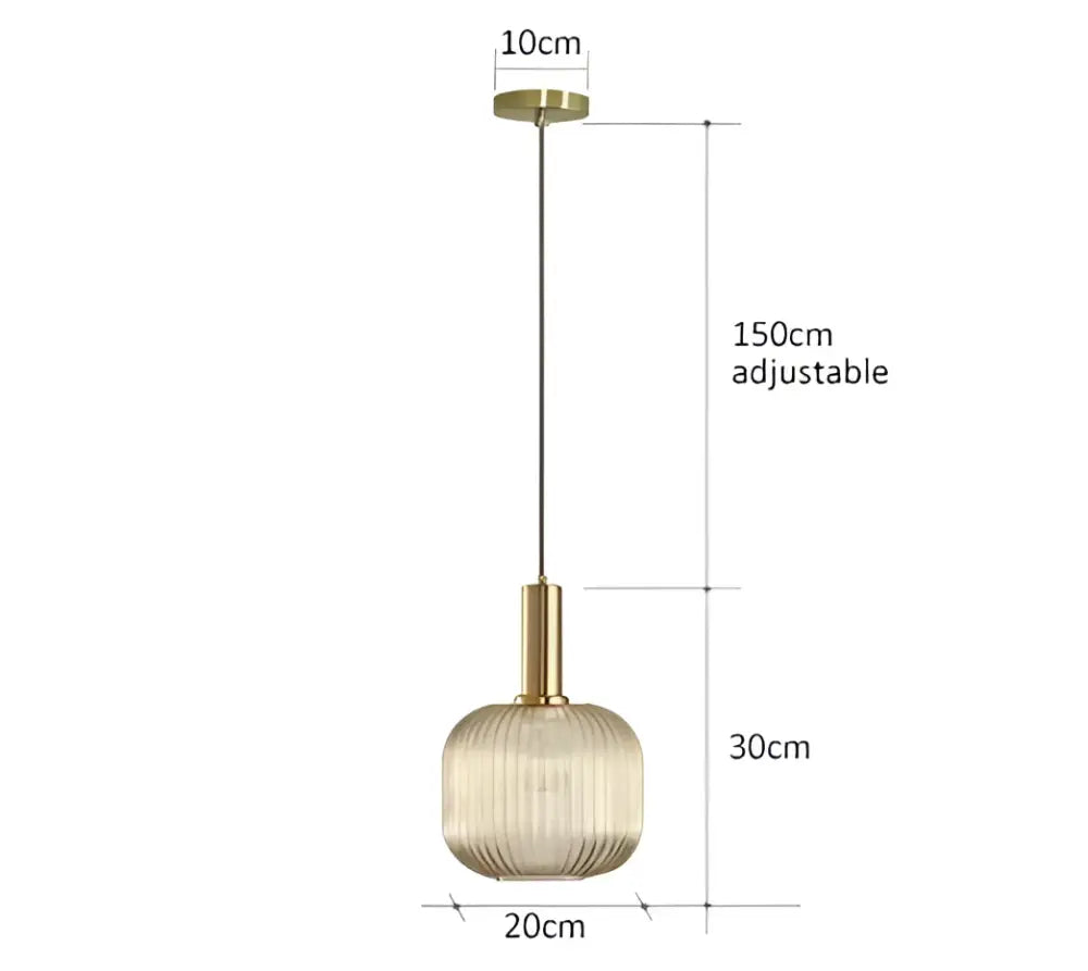 Colorful Glass Pendant Light