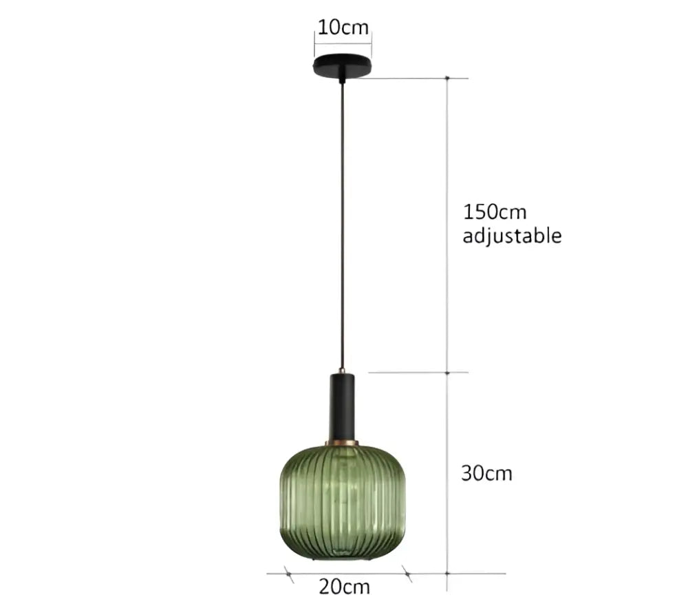 Colorful Glass Pendant Light