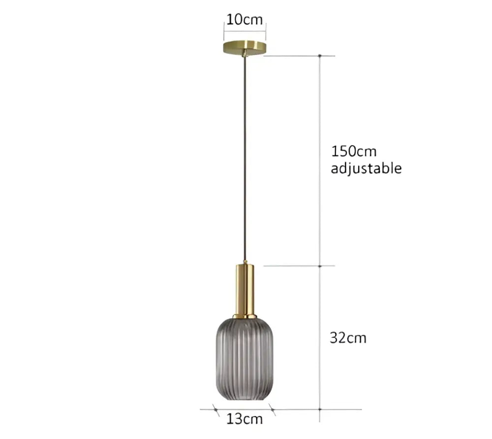 Colorful Glass Pendant Light