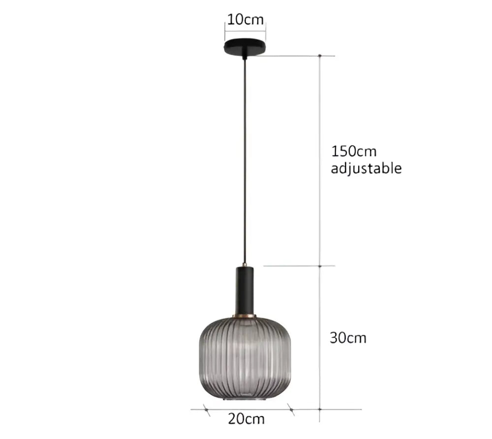 Colorful Glass Pendant Light