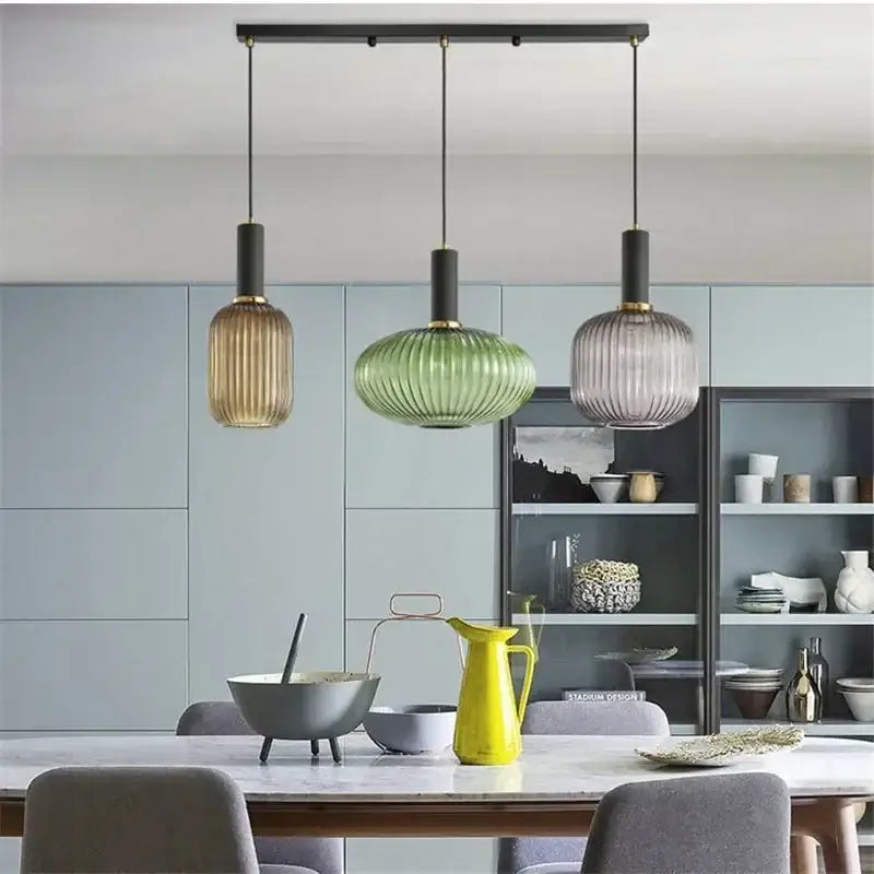 Colorful Glass Pendant Light