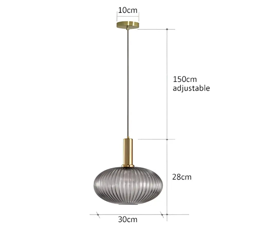Colorful Glass Pendant Light